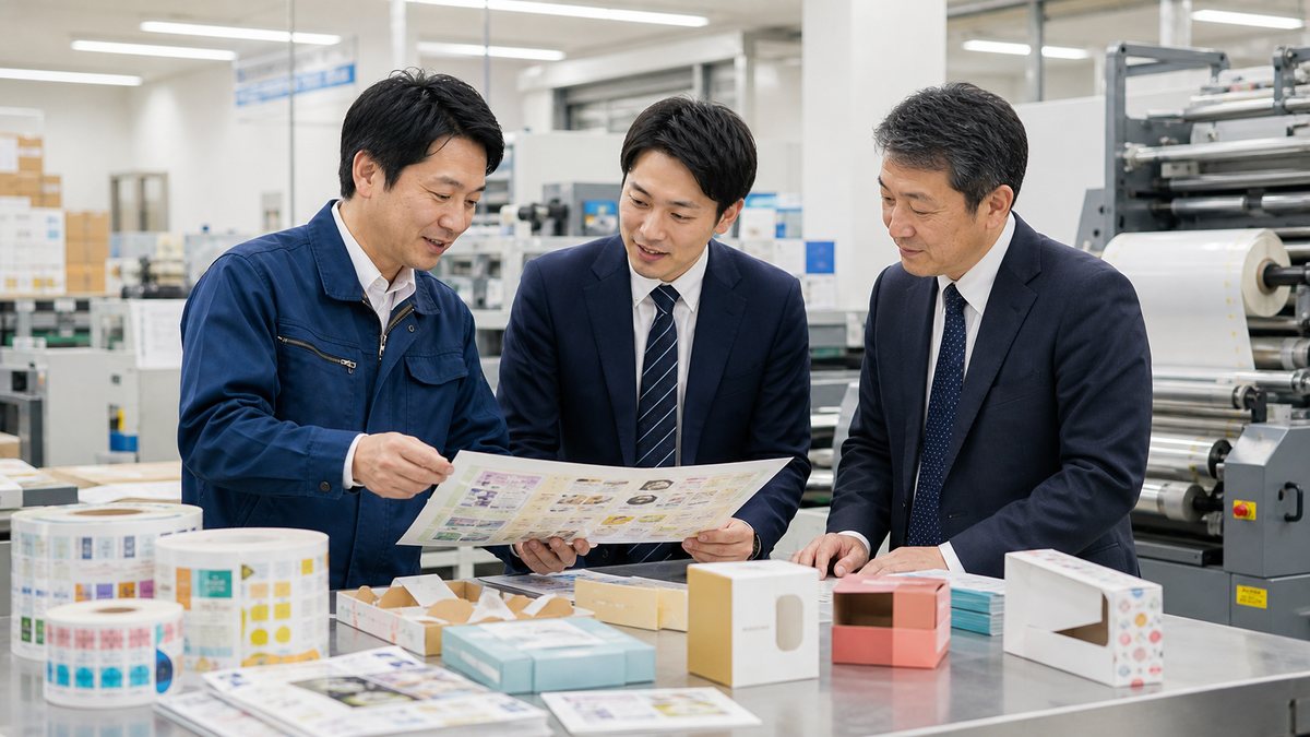 ラベル・紙器印刷のM&A|抜き型・素材・検査条件の引継ぎのアイキャッチ画像