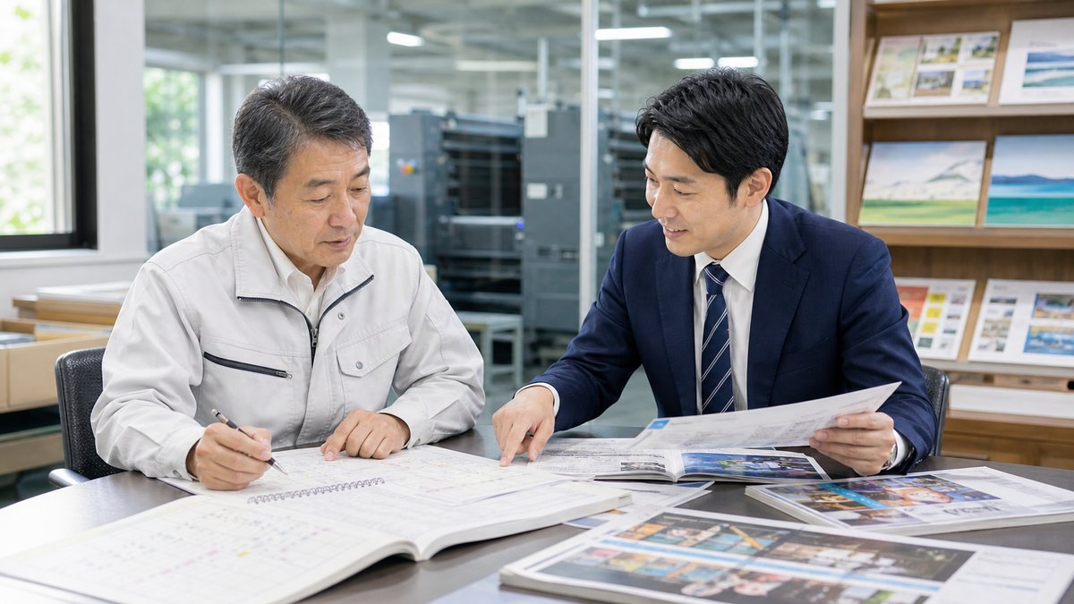 地域印刷会社の価値を裏付ける資料|再受注・品質・対応力のアイキャッチ画像